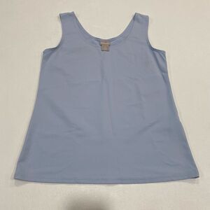 Chico’s Blue Stretch Tank Top Size 0 (S) | Soft Sleeveless Layering Top